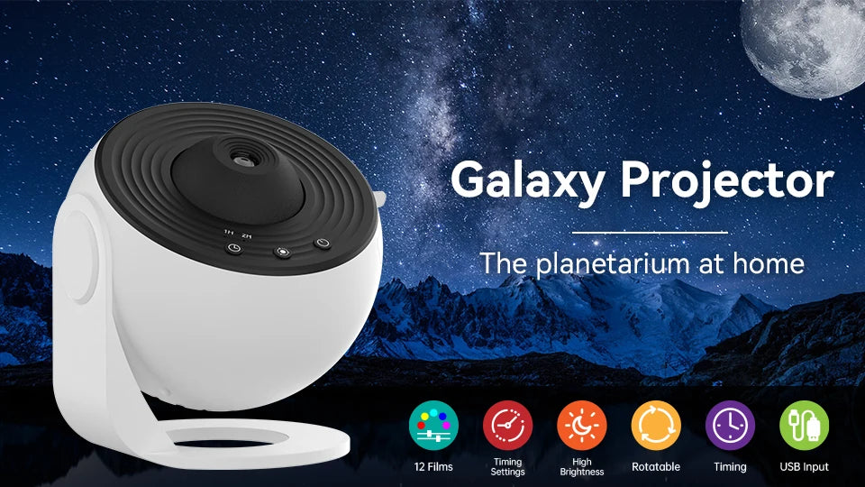 Galaxy Starry Sky Projector Lamp