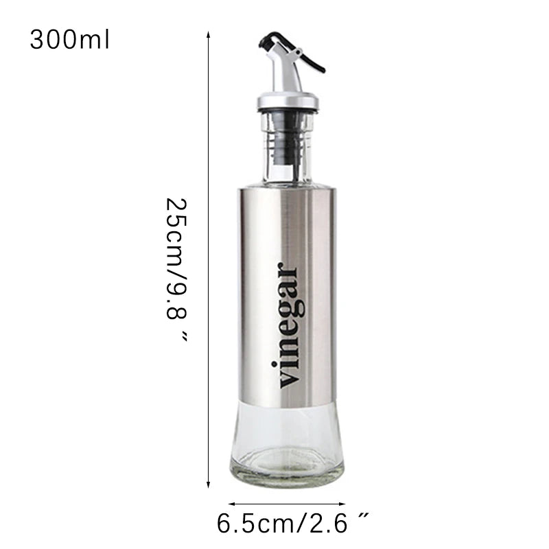 Cooking Seasoning Bottle Dispenser Glass Vinegar Sauce Olive Oil Dispenser Seasoning Jars Kitchen Cooking Tools