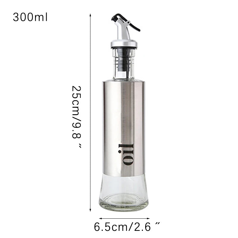 Cooking Seasoning Bottle Dispenser Glass Vinegar Sauce Olive Oil Dispenser Seasoning Jars Kitchen Cooking Tools
