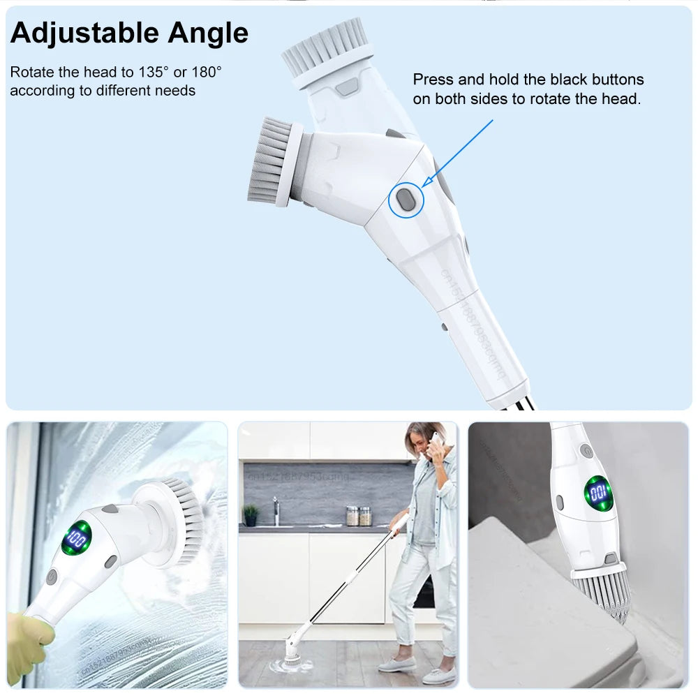 Electric Cleaning Brush 8 in 1