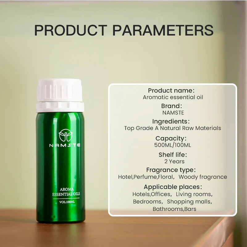 Namste 100ml New Essential Oils for Humidifier Diffuser My Way Perfume Home Fragrance Electric Aromatic Oasis Air Freshener