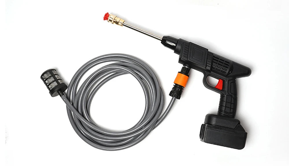 Portable High Pressure Washer 30Bar Car Water Gun Lithium Battery Charging Wireless Spray Cleaner Pump Washing Machine