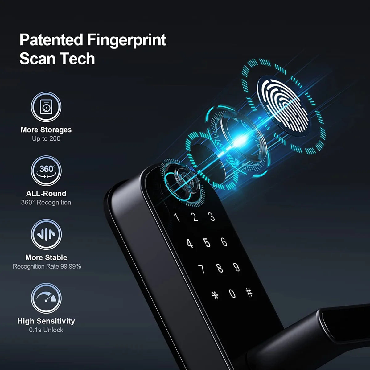 Smart WiFi Fingerprint Lock