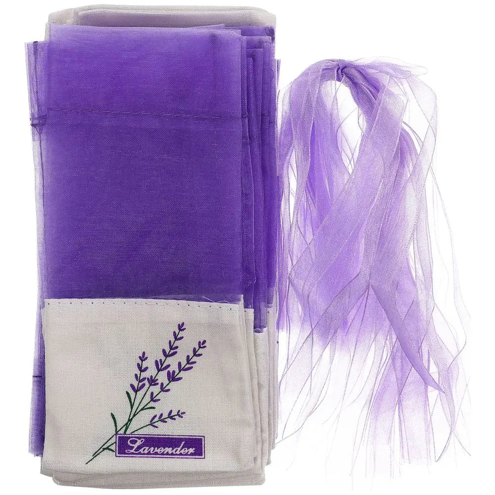 30pcs Empty Sachets Bag Flower Printing Lavender Fragrance Fragrance Sachet Bags for Dry Flowers Storage Fragrance Lavender