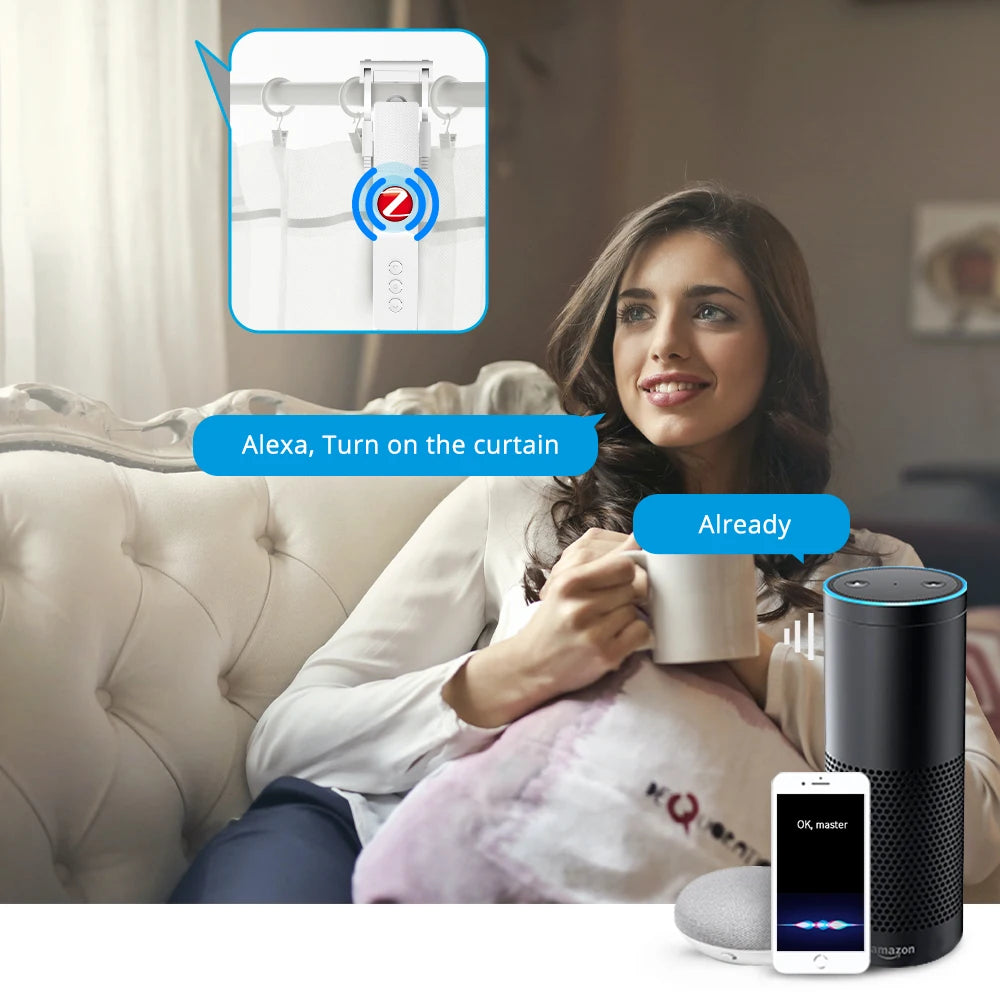 Tuya Zigbee Smart Curtain Robot