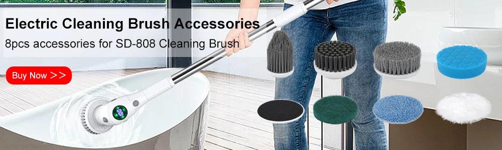 Electric Cleaning Brush 8 in 1