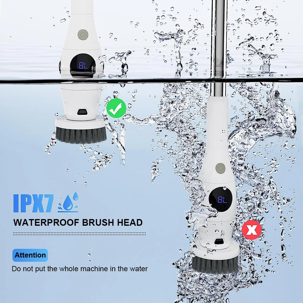 Electric Cleaning Brush 8 in 1