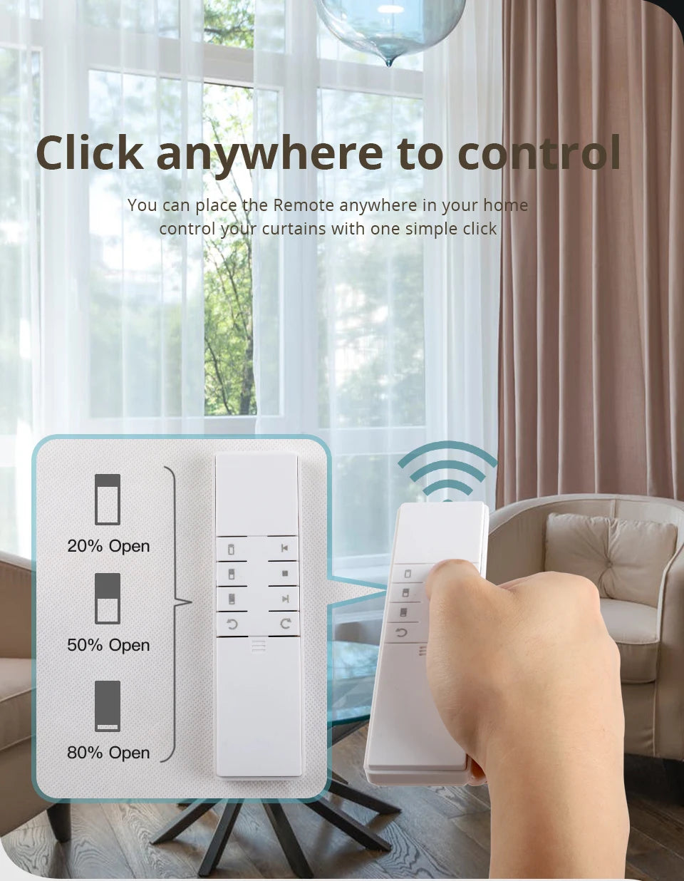 Tuya Zigbee Smart Curtain Robot