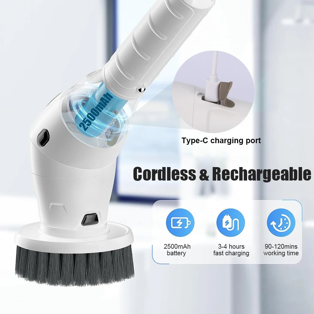 Electric Cleaning Brush 8 in 1