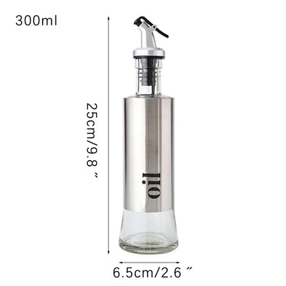 Cooking Seasoning Bottle Dispenser Glass Vinegar Sauce Olive Oil Dispenser Seasoning Jars Kitchen Cooking Tools