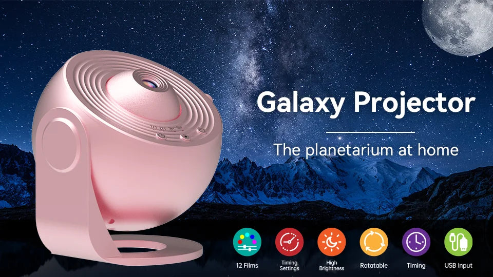 Galaxy Starry Sky Projector Lamp