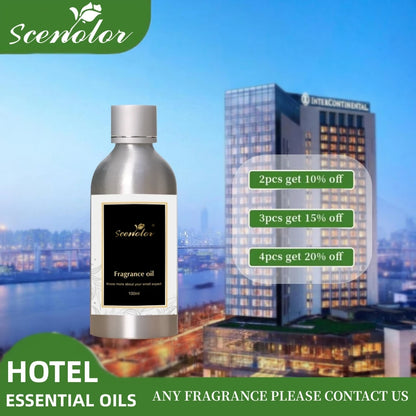 Hotel Essential Oil 100ml Pure Plant Extrat Room Fragrance Home Air Freshener Electric Aromatic Oasis Essential Oil For Diffuser